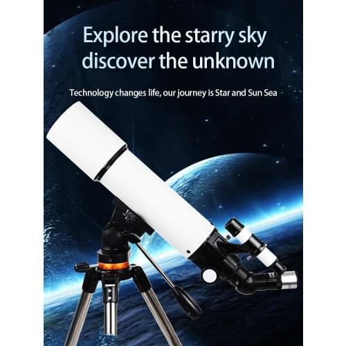 New Professional Telescope Astronomic Tripod Zooming Monocular Night Vision Refraction Deep Space Moon Observation Scope Outdoor