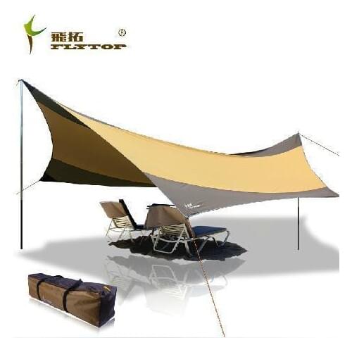 Silver Coated 5 6 8 Person 550cm*560cm UV Beach Tent Sun Shelter Fishing Pergola Outdoor Camping Tent Car SUV Awning Tarp