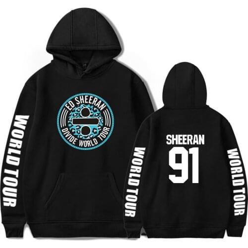 Popular Print Ed Sheeran Kpop Hoodies Sweatshirt Spring Autumn Harajuku Streetwear Ed Sheeran Men/women Hip Hop Long Sleeve Tops