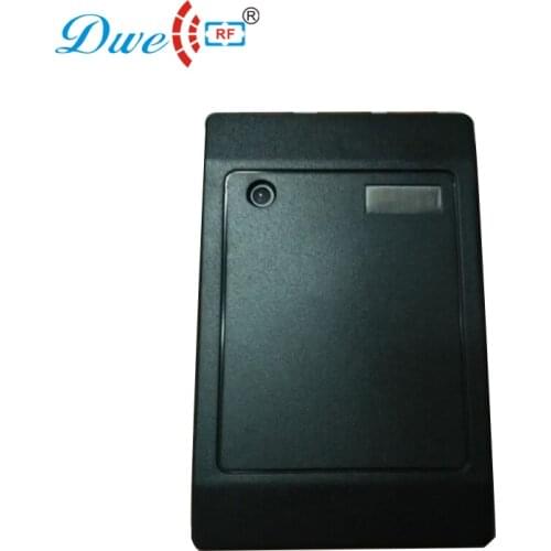 DWE CC RF access control card reader 13.56mhz black wiegand rs232 rs485 optional proximity reader