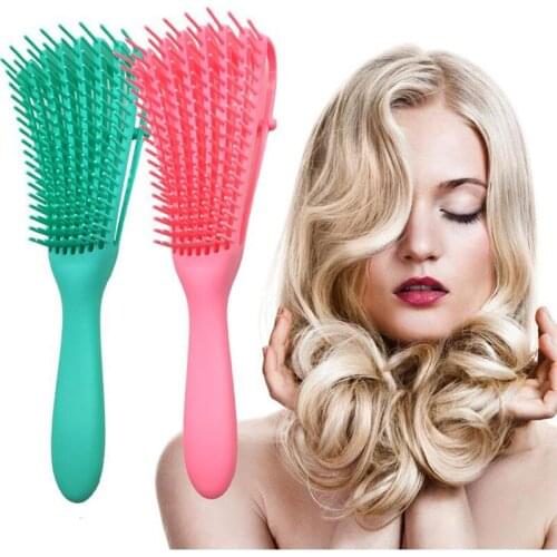 Hair Detangling BrushCurling Hair Brush Comb Hair Scalp Massage Comb Salon Styling Hairdressing Tools