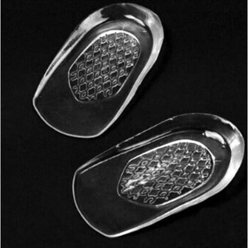 2pcs Silicon Gel Insoles Back Pad Heel Cup Calcaneal Pain Health Feet Care Support spur feet cushion silicone foot pads Patch