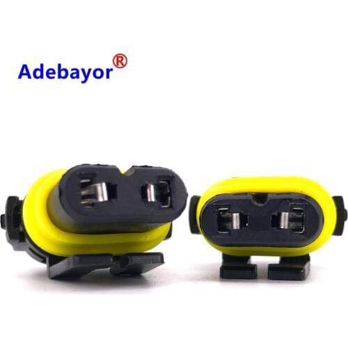 100X9005 9006 H11 Wire Harness Power Cable Cord Connector Plug Light Socket Light lamp holder Wiring Adapter Bulb Fog light base