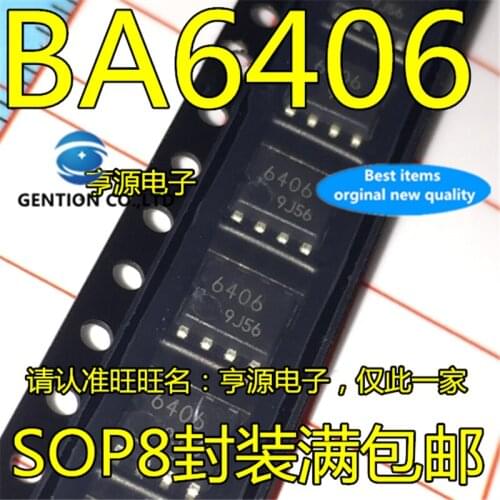 20Pcs BA6406F BA6406F-E2 Silkscreen 6406 SOP8 in stock 100% new and original