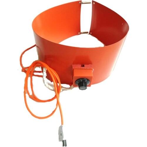 200*1170*1.5mm 220V 300W LP gas tank heater Silicone Rubber Heater dial thermostat on pad 2000mm lead wire