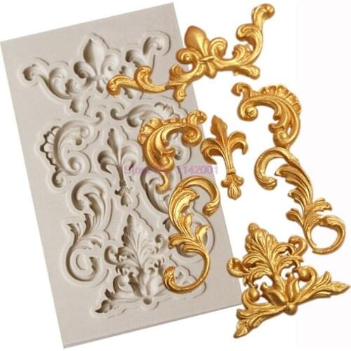 200pcs Border Silicone Mold Fondant Mold Cake Decorating Tools Chocolate Chocolate Mould Cake Decorating Tools