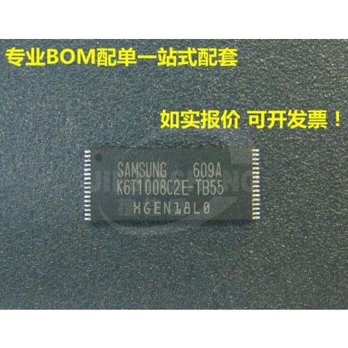 5pieces K6T1008C2E-TB55 :TSOP-32