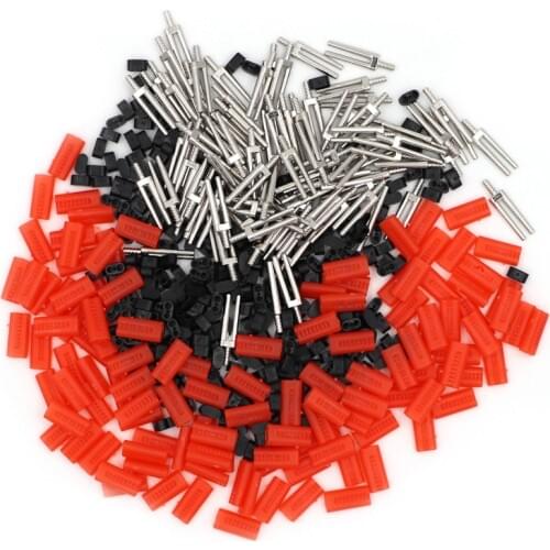 500pcs Dental Laboratory Use Double Twin Pin with Plastic Easily used with Pindex Machine Length 21mm