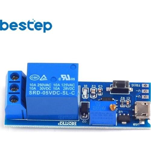 5V-30V Wide Voltage Trigger Time Delay Relay Module Delay On Switch Timer Module