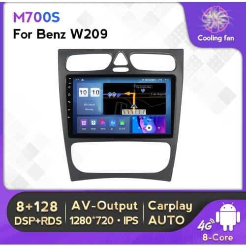 Android 10.0 Octa Core DSP IPS Car Multimedia player 2 Din Autoradio for Mercedes/Benz/CLK/W209/W203/W208/W463/Vaneo/Viano/Vito