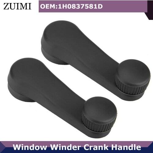 2pcs Car Window Winder Crank Handle 1H0837581D For VW T4 Transporter Golf MK3 MK4 6N1 Caddy Vento Bora Polo Van Jetta Beetle