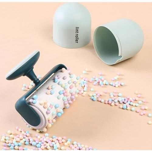 Household Lint Roller Capsule Hair Removal Brush Clothes Sticky Roller Dust Remover Portable Cleaning Lint Sticking Rollers