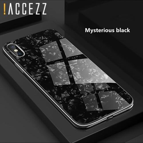 Luxury Tempered Glass Geometric Case For iPhone X 7 8 Plus Soft TPU Frame Art Print Patterned Protective Cover For iPhoneX 10