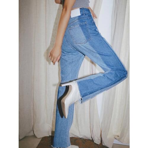 Elleest Womens High Jeans