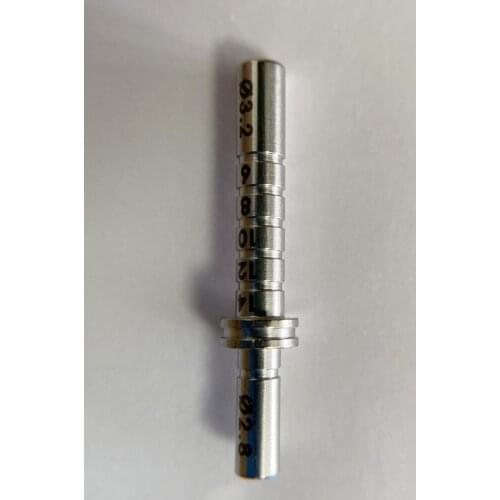 Φ2.8-φ3.2 Dental Depth Gauge Balance Bar Parallel Pin Double Head For Implant Lab Tool