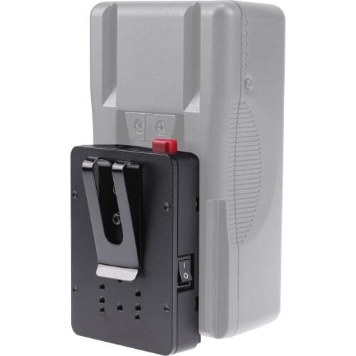 Mini Nano V-Lock Mount Battery Power Supply Plate Adapter with D-tap Pocket Size