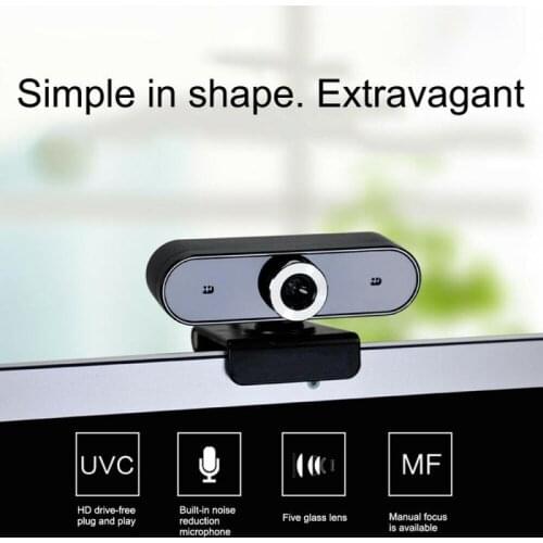 Full HD Webcam 360 Degree Rotation Autofocus Computer USB Drive-Free Camera With Microphone For Live Broadcast And Video Calls