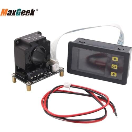 Maxgeek VAC9010H 0-100A Voltage Current Meter Voltage Amp Meter w/ 1.8" Color LCD Hall Sensor 90V 100A Bidirectional