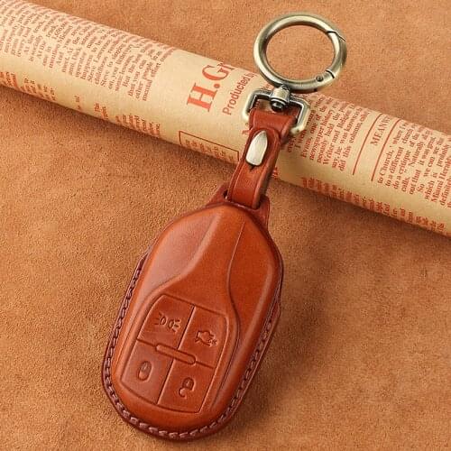Leather Car Key Fod Cover Case Protector Keyless For Maserati Ghibli Quattroporte Levante Key Cover Accessories