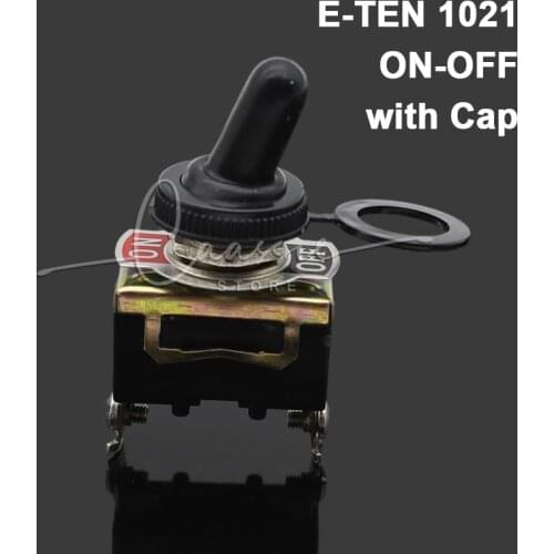 5pcs Metal Heavy Duty Rocker Toggle Switch 2 Pin ON/OFF Waterproof Boot Electrical SPST Switches 15A 250V