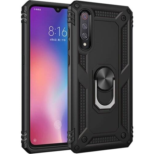 Metal Magnetic Ring Case For Samsung Galaxy A7 2018 A6 Plus A6+ A8 A9 SM-A750FN/DS A920F/DS A2 Core Case Armor Shield Back Cover