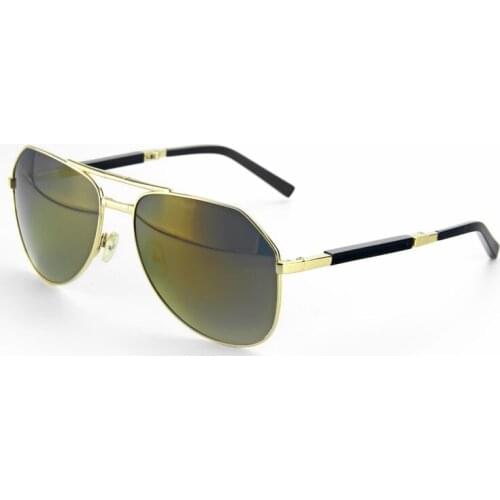 The new model is easy to carry folding polarizing UV-resistant sunglasses drivers driving mens and womens universal sunglasses
