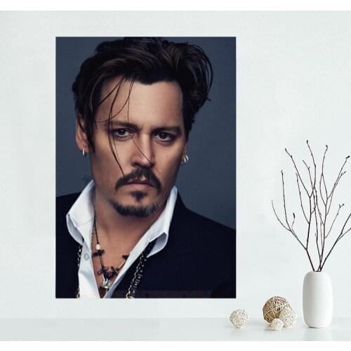 New Products 2020 Johnny Depp Wall Art Canvas Posters And Prints Wall Pictures For Living Room Children Kids Bedroom Decor