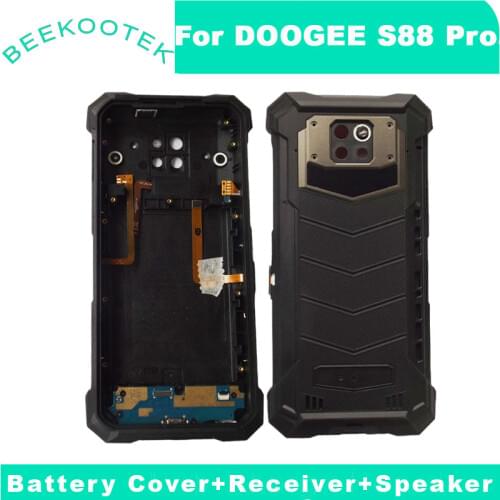 New For Doogee S88 Pro Battery Cover 6.3" Hard Bateria Back Cover Replacement For Doogee S88 Pro Mobile Phone Accessories
