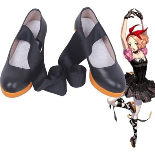 Persona 5 Haru Okumura Cosplay Shoes Boots Custom Made