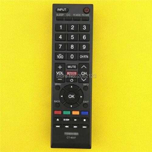 [Original]Remote Control CT-8037 for Toshiba TV 65L5400 65L5400U 65L5400UC 58L5400 58L5400U