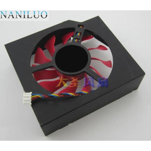 NANILUO FD8015U12S 75mm 12V 0.5A 4 Wire Video Card Cooler Fan For MSI R7950 AMD Radeon HD 7870 Cooling Fan
