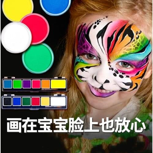 Water-soluble body paint pigment childrens paint cream clown drama Peking opera oil paint festival cos makeup makeup paint