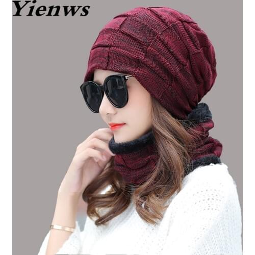 Женские шапки Yienws China At AliExpress