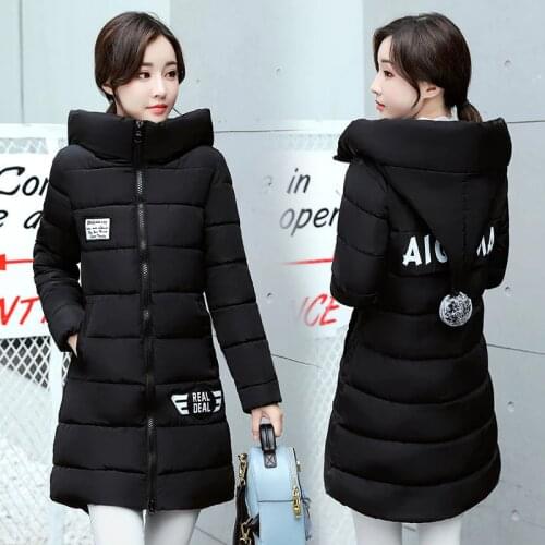 Winter Jacket 2020 New Womens Parkas Hooded Long Coat Thick Warm Female Jacket Slim Cotton Padded Parka Jacket Overcoat P977