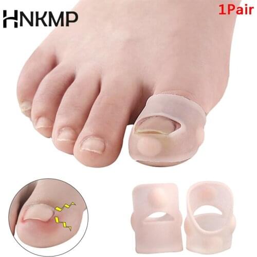 1Pair Silicone Toe Corrector Hallux Valgus Pro Bunion Corrector Toe Separator Stretchers Bunion Protector Pedicure Feet Care