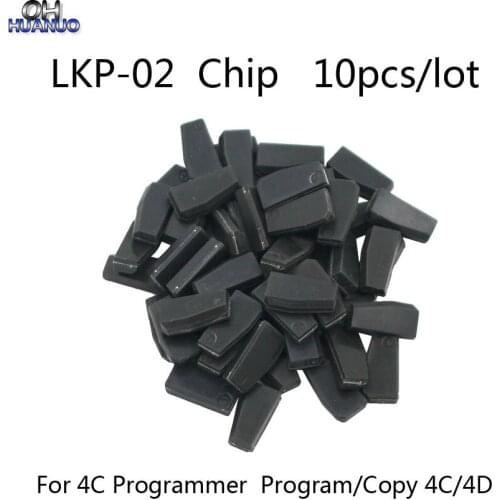 10PCS*New LKP-02 Car Key Blank Chip for 4C Programmer Can Program/Copy 4C/4D transponder chip