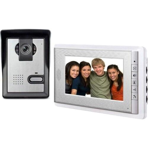 7 Inch Monitor Video Door Phone Intercom System Doorbell Camera visual intercom doorbell Video Intercom doorphone for villa