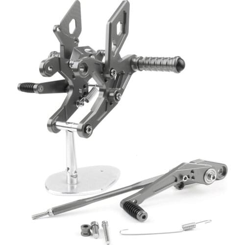 Areyourshop For Honda CBR500R CB500F CBR 500 R 2016-2017 Rearset Rear set Footpegs Adjustable Motorcycle Footrests