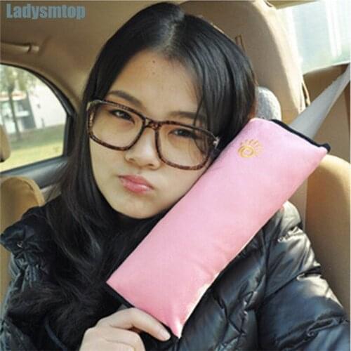 Ladysmtop Car Seat Belts Pillows Pad case For Nissan Qashqai Teana X-Trail Livina Sylphy Tiida Sunny March Murano