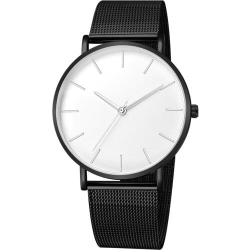 RGTOPONE New Fashion Quartz Watch with Mesh Belt Simple Male and Female Couple Watches Quartz Analog Wrist Watches