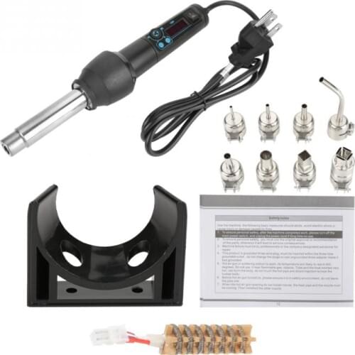 Digital Heat Gun Adjustable Electronic Hot Air Gun Desoldering Soldering Station SMD BGA Hot Air Blower with Nozzle 650W 220V
