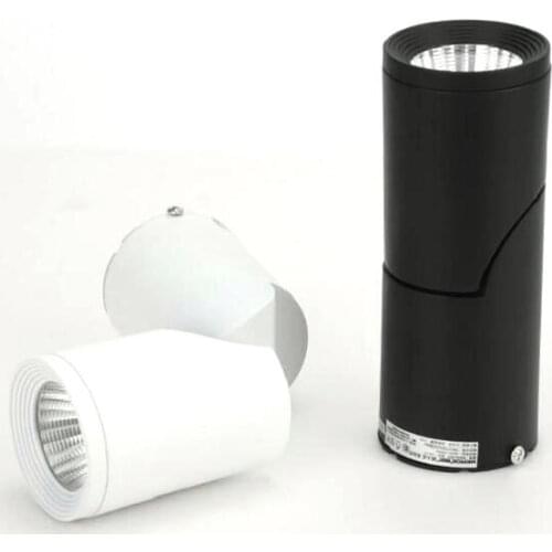 Dimmable 10W 15W 20W COB LED track light LED rail lamp leds spotlights lighting fixture for shop store spot lighting AC110V 220V