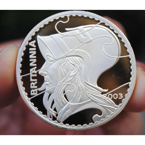 2003 Goddess of Breton Collectible Craft Commemorative Coin Badge medal collection Decoration Accessories