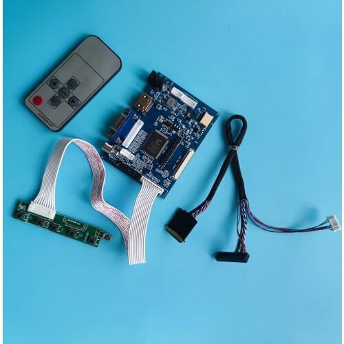 Kit Work for LTN140AT08-S01 1366x768 Controller Board 2AV VGA AV LED HDMI LCD 40pin Screen remote display monitor panel driver
