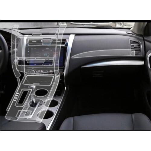 Lsrtw2017 TPU Car gear dashboard Film Sticker for nissan teana altima 2016 2017 2018 anti-scratch door protective interior