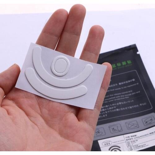 1Set Mouse Feet Mouse Skates Stickers Pad Rounded Glides Curved Edges Replacement for logitech G403 G603 G703 Mouse