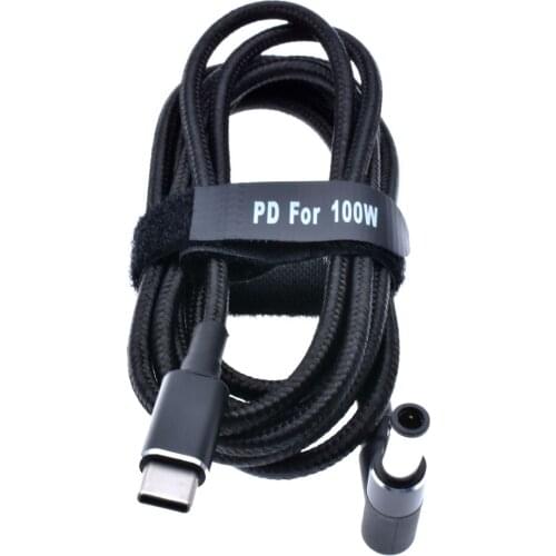 100W USB Type C to 6.0x3.7mm Male Plug Converter Dual E-Mark Chips USB C PD Charging Cable Cord for Asus FX-PRO Laptop PC