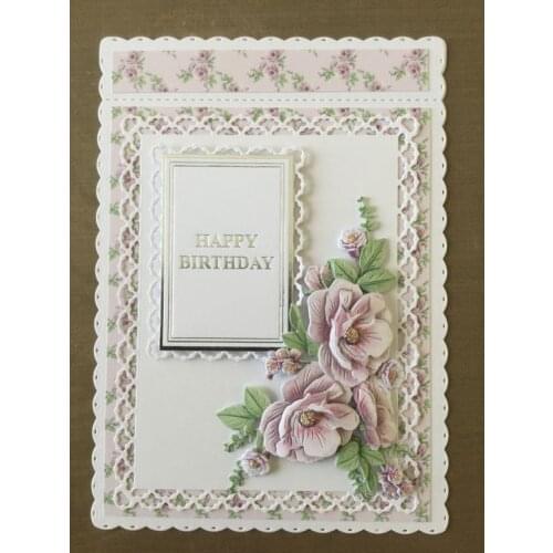 YPP CRAFT Lace Frame Metal Cutting Dies Stencils for DIY Scrapbooking/photo album Decorative Embossing DIY Paper Cards