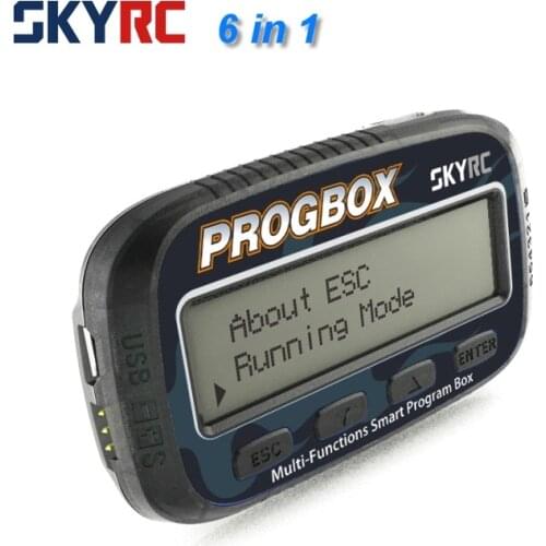 SKYRC PROGBOX Six-in-one Smart Program Box for RC Model ESC Setting Servo Motor KV/RPM Tester Lipo Battery Monitor