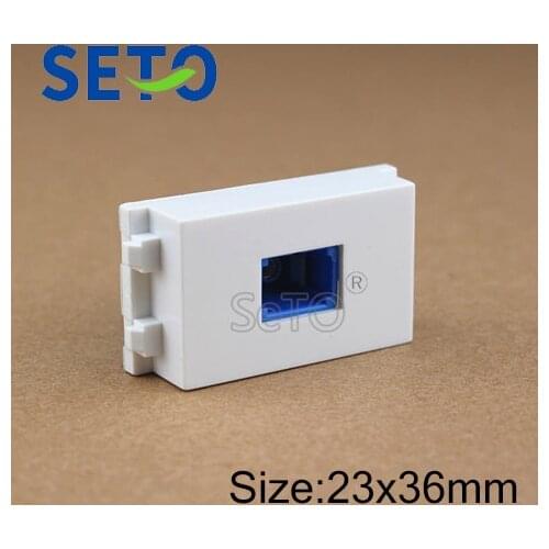 SeTo 128 Type Fiber Optic SC Module SC Connector Keystone For Wall Plate Socket